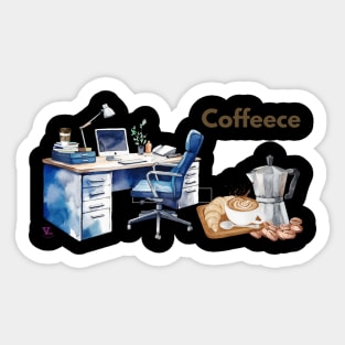 Coffeece Sticker